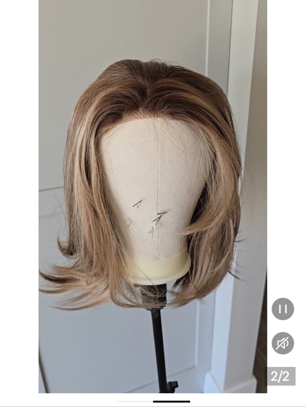 Petite CSC Winnie light brunette wig